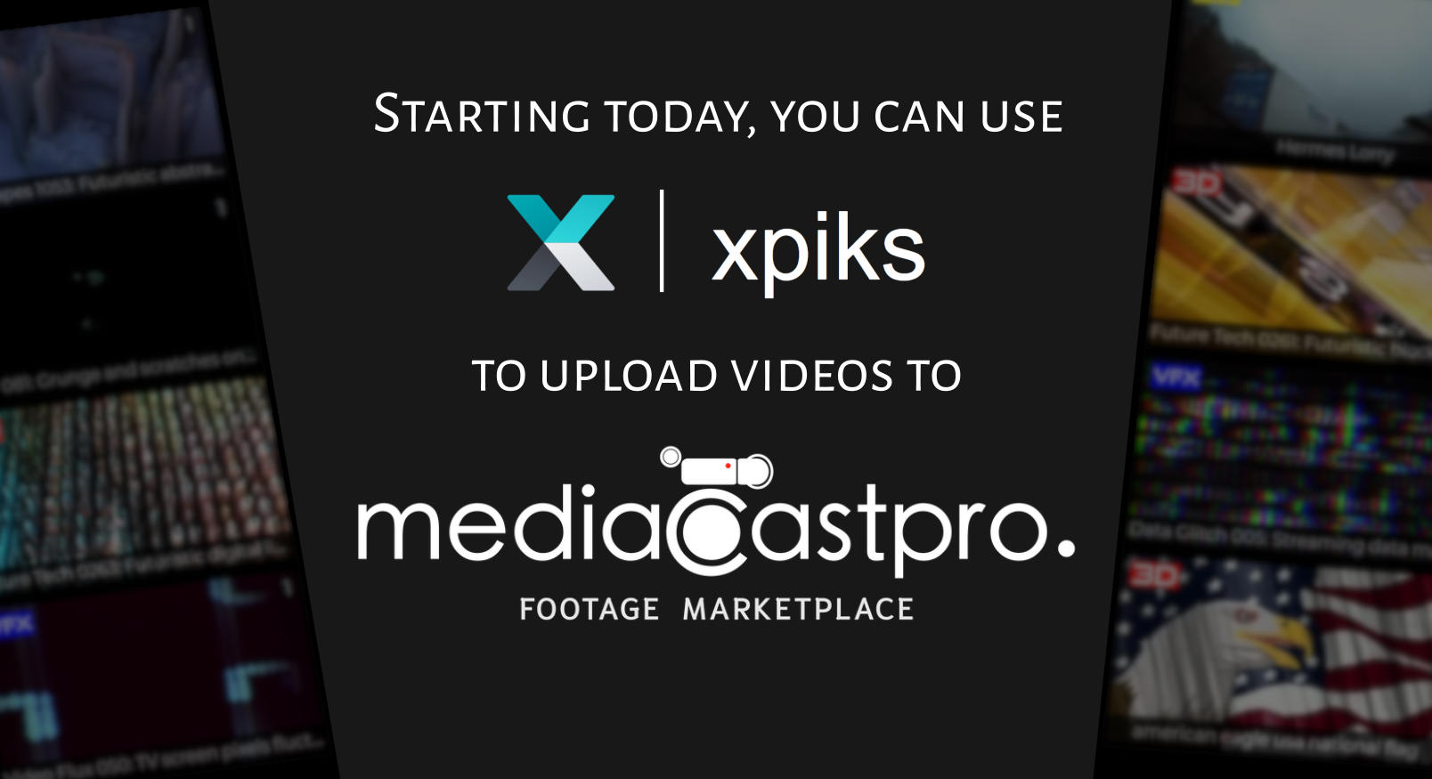 Upload to mediaCastpro with Xpiks